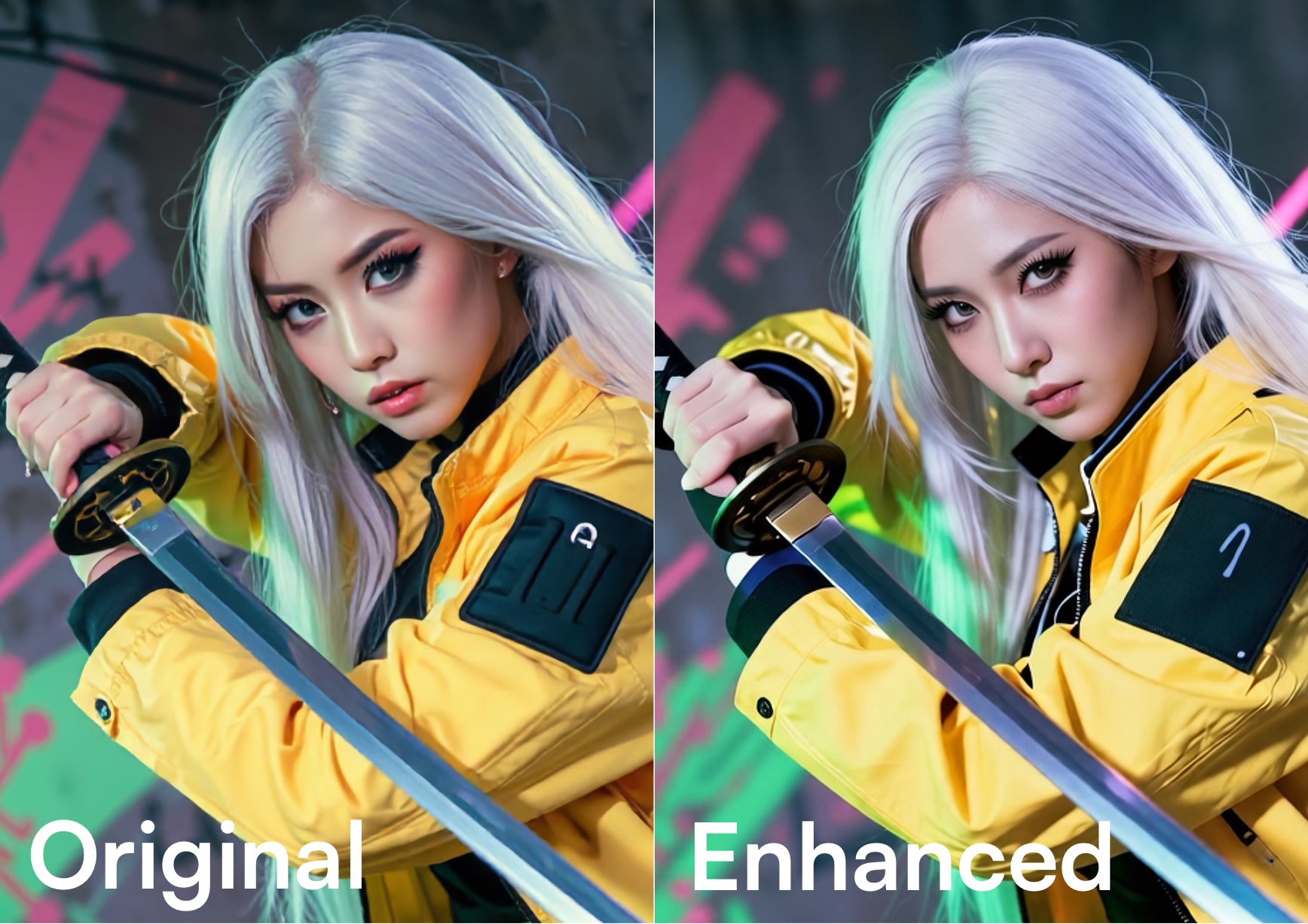 Sogni Studio's Enhancer in action