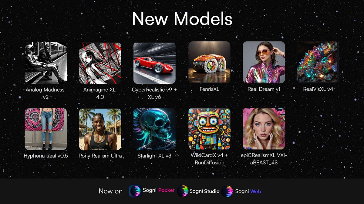 New model releases